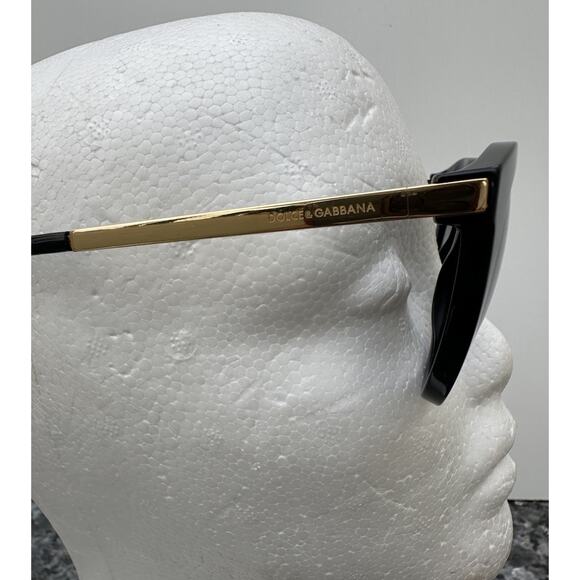 DOLCE & GABBANA DG4268 501 8G 52/22 140 3N Women Sunglasses Black Gold main image 8